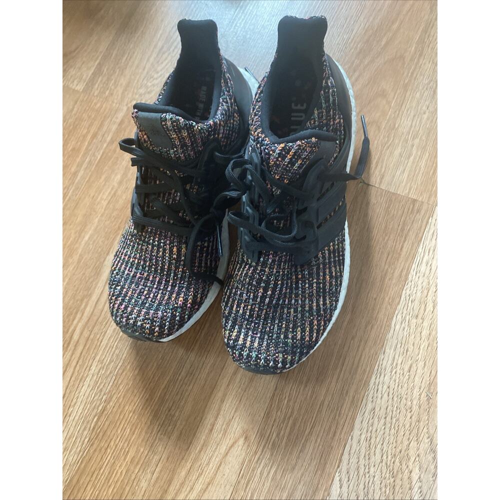 Size 6.5 - adidas UltraBoost 3.0 Limited Multi-Color Black Running Shoes CG3004